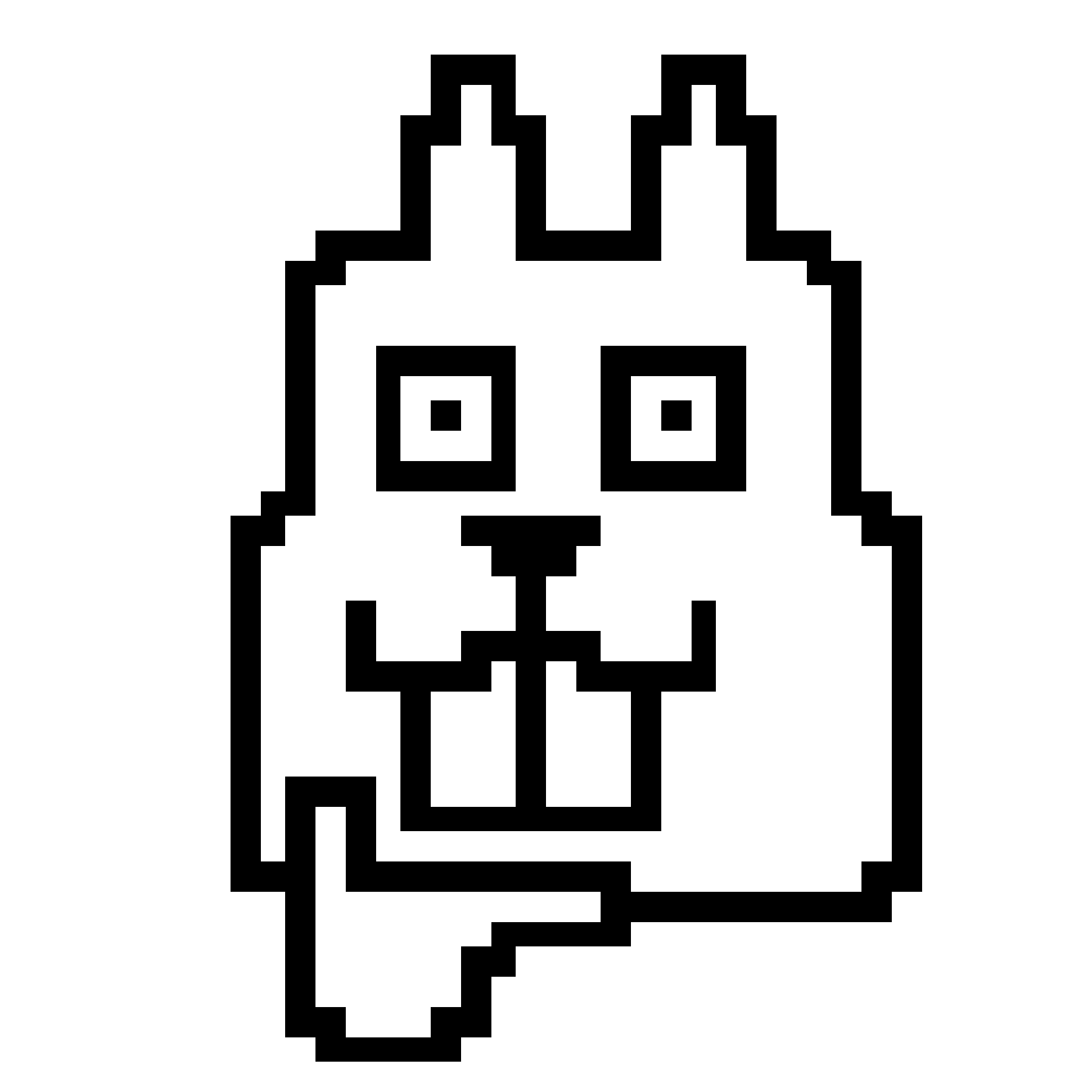 Hamrabi Humu - ピクセルアートキャラクター